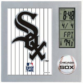 MLB Chicago White Sox Digital Desk Clock : Sports Fan Alarm Clocks : Sports & Outdoors