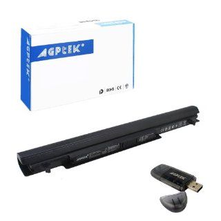 AGPtek 6 cell 2200mAh Laptop Battery Replacement For ASUS S56 Ultrabook S56C S56CA S56CM U48 U48C U48CM U58 Ultrabook U58C U58CM U58CB U58CA V550 V550C V550CM Series Replacement for A31 K56 A32 K56 A41 K56 A42 K56 With USB SD Card Reader: Computers & A