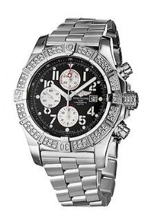 Breitling A1337053 B973 135A Aeromarine Black Dial Stainless Steel Men's Automatic Chronograph, Chronometer Watch: Watches