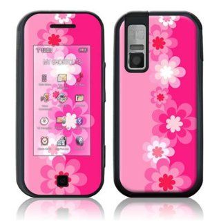 Retro Pink Flowers Design Protective Skin Decal Sticker for Samsung Glyde SCH U940 Cell Phone: Cell Phones & Accessories