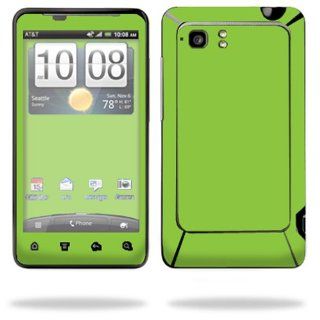 Protective Vinyl Skin Decal Cover for HTC Vivid 4G PH39100 B AT&T Cell Phone Sticker Skins Glossy Green: Cell Phones & Accessories