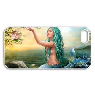 ePcase Pleasant Singing Voice For Mermaid Printed Black Hard Case Cover for iPhone 5 Cell Phones & Accessories