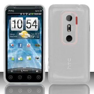 HTC Evo 3D Case Clear Ultra Flex Tight TPU Gel Cover Protector (Sprint) with Free Car Charger + Gift Box By Tech Accessories: Cell Phones & Accessories