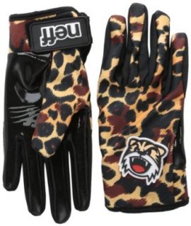 neff Women's Pipe Glove, Cheetah, Small: Clothing