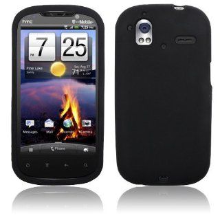HTC Amaze 4G   Black Soft Silicone Skin Case Cover [AccessoryOne Brand] Cell Phones & Accessories