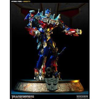 Optimus Prime Transformers Revenge of the Fallen Sideshow Collectibles Maquette: Toys & Games