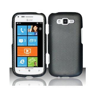 Black Carbon Fiber Hard Cover Case for Samsung Focus 2 SGH I667: Cell Phones & Accessories