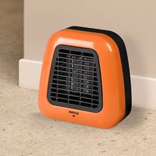 Pifco 500W Orange Portable Fan Heater      Homeware