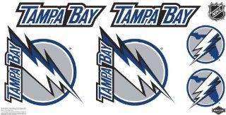 NHL Tampa Bay Lightning Car Decals Medium   49 by 25 Inch : Sports Fan Automotive Magnets : Sports & Outdoors