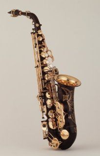 Yanagisawa A 991 Series Professional Alto Saxophone, A 991B   Black: Musical Instruments