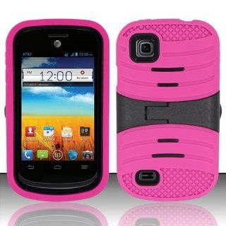 Windowcell for ZTE Prelude Z993 / Avail 2 Z992 (Aio Wireless/at&t)   Ucase Cover w/ Kickstand w/ Screen Protector   Hot Pink Ucase: Everything Else