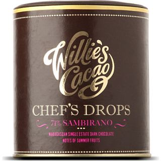 WILLIES CACAO   Sambirano 71% dark chocolate drops