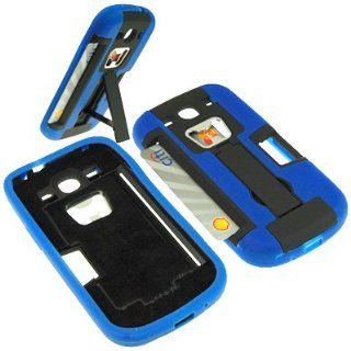 AM Armor Video Stand Bottle Opener Credit Card Slot Protector Hard Shield Cover Snap On Case for AT&T, T Mobile, Sprint, Verizon, U.S. Cellular Samsung Galaxy S III i9300 i747 i535 L710 T999 Blue: Cell Phones & Accessories