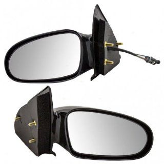 New Pair Set Manual Remote Side View Mirror: Automotive