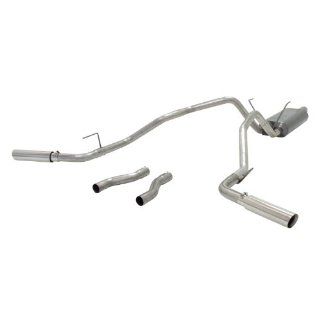 Flowmaster 817653 Force II 409S Stainless Steel Dual Rear/Side Exit Cat Back Exhaust System: Automotive