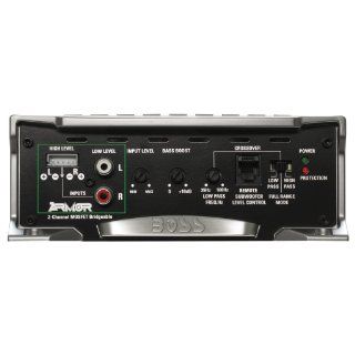 BOSS Audio AR3000.2 Armor 3000 watts Full Range Class A/B 2 Channel 2 8 Ohm Stable Amplifier with Remote Subwoofer Level Control : Vehicle Multi Channel Amplifiers : Car Electronics