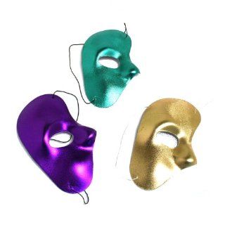 Mardi Gras Phantom Masks : package of 12: Toys & Games