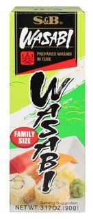 S&B Prepared Wasabi in Tube, 3.17 Ounce (Pack of 10) : Grocery & Gourmet Food
