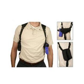 VISM by NcStar Ambidextrous Horizontal Shoulder Holster with Double Magazine Holder, Black (CV2909) : Gun Holsters : Sports & Outdoors
