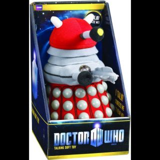 Doctor Who Medium Red Dalek Talking Plush       Toys
