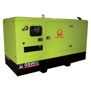 Pramac Commercial Standby Generator — 82 kW, 277/480 Volts, Perkins Engine, Model# GSW90KVA  Commercial Standby Generators