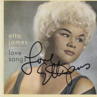 ETTA JAMES "Love Songs" signed CD: Entertainment Collectibles