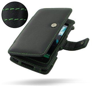 PDair B41 Black / Green Stitchings Leather Case for Sony Walkman NWZ Z1060 / NWZ Z1050 / NWZ Z1040 Cell Phones & Accessories