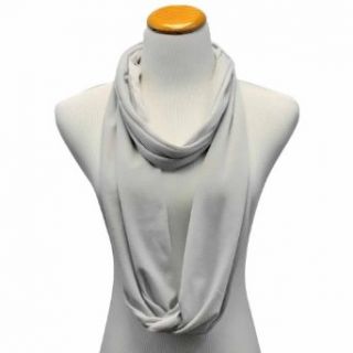 Luxury Divas Light Gray Ultra Lightweight Circle Ring Infinity Scarf at  Womens Clothing store