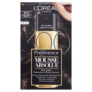 LOreal Paris Preference Mousse Absolue   300 Natural Darkest Brunette      Health & Beauty