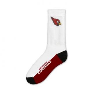 NFL Arizona Cardinals Men's Crew Socks, Large : Sports Fan Socks : Clothing