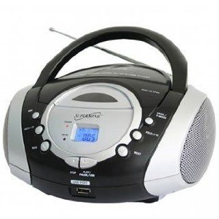 Supersonic Portable Audio System MP3/CD Player with USB/AUX Inputs &amp AM/FM Radio Supersonic Port : MP3 Players & Accessories
