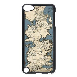 Game of Thrones Map Case for Ipod 5th Generation Petercustomshop IPod Touch 5 PC00322 : MP3 Players & Accessories