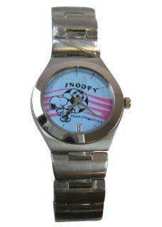 Peanuts Snoopy Watch   Snoopy Soccer Stainless Steel Watch Watches