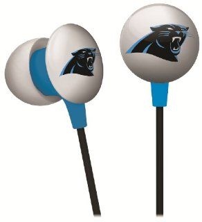 iHip NFF10200CAP NFL Carolina Panthers Mini Ear Buds, Blue/Black: Electronics