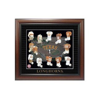 NCAA Texas State University Evolution of The Team Uniform Framed Photograph : Sports Fan Automotive Flags : Sports & Outdoors