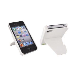 White OEM TRTL BOT TRTL STAND Hard Plastic Case DR2012WHT For Apple AT&T Verizon iPhone 4: Cell Phones & Accessories