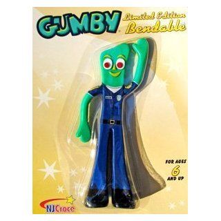 Gumby Policeman 6" Tall Bendy Figure: Toys & Games