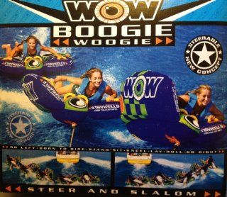 WOW Boogie Woogie Flex Wing Steerable 1 Person Towable Tube : Waterskiing Towables : Sports & Outdoors
