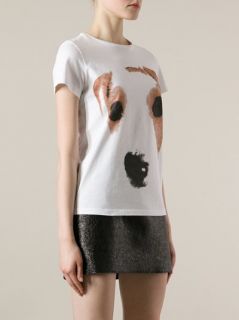 Msgm Dog Print T shirt   Gaudenzi