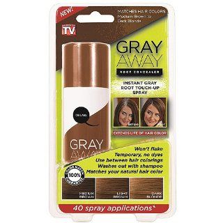 Gray Away Root Concealer  Dark Brown : Hair Coloring Products : Beauty
