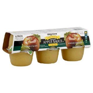 Wgmns Food You Feel Good About Apple Sauce, Natural, No Sugar Added, 24 Oz. (Pack of 3) : Fruit Sauces : Grocery & Gourmet Food