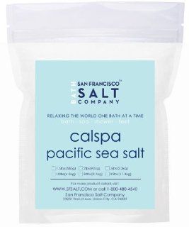 Calspa Natural Pacific Sea Salt (25lb Bulk Bag Medium Grain) : Bath Minerals And Salts : Beauty