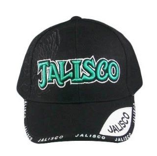 JALISCO MEXICO GREEN BLACK CAP HAT EMBROIDERED ADJ NEW: Sports & Outdoors