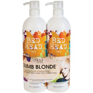 Tigi Bed Head Colour Combat Dumb Blonde Tween Duo (2 x 750ml)      Health & Beauty