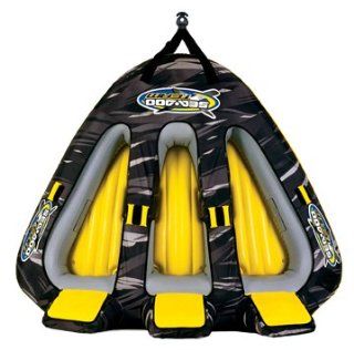 Sea Doo 3 Person Triangle Tube Inflateable Towable (92 Inch) : Waterskiing Towables : Sports & Outdoors