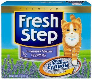 Fresh Step Fresh Expressions Scoopable Cat Litter, Lavender Valley, 18.9 Pound Bag : Pet Litter : Pet Supplies