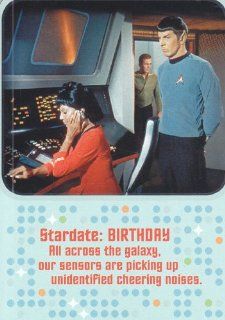 Greeting Cards   Birthday Star Trek "Stardate: Birthday All across the Galaxy,": Health & Personal Care