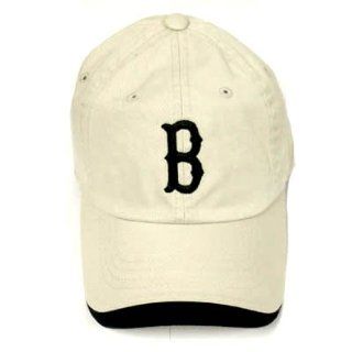 BOSTON RED SOX STONE GARMENT WASHED BLK HAT CAP ADJ NEW : Sports Fan Baseball Caps : Sports & Outdoors