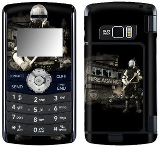 MusicSkins, MS RISA30034, Rise Against   Riot City, LG enV3 (VX9200), Skin: Cell Phones & Accessories