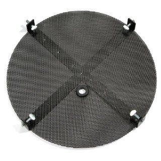 New Pig DRM135 Steel Drum Draining Screen, 40 lbs Load Capacity, 22" Diameter x 1 1/2" Height, Black, For 55 Gallon Open Head Steel Drums Science Lab Funnels